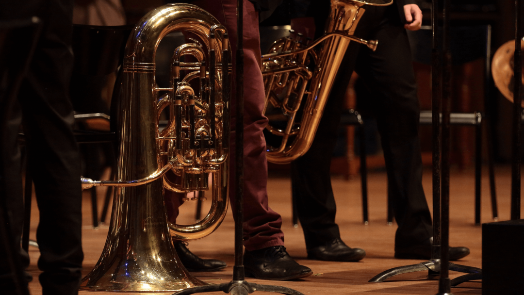 Euphonium op het podium