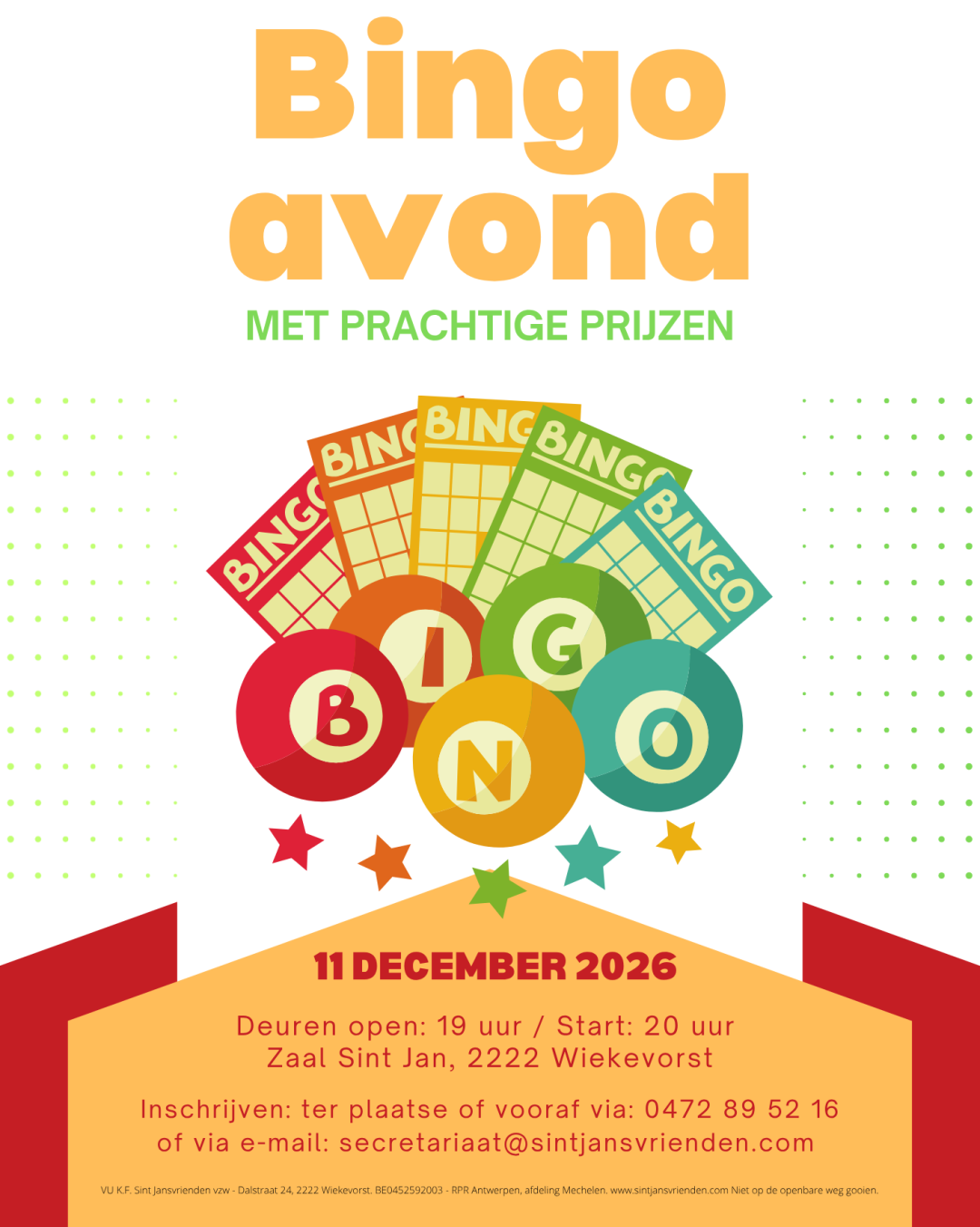 Poster Bingoavond